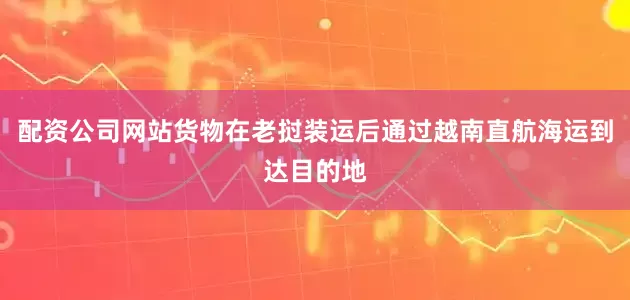 配资公司网站货物在老挝装运后通过越南直航海运到达目的地